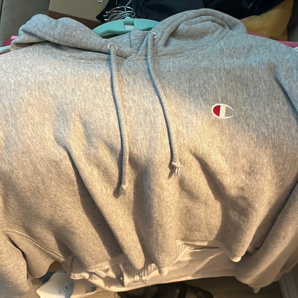 champion hoodie worn once